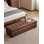 Luxury Rectangular Solid Wood Storage Ottoman