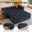 Canapé-lit convertible 65 po avec USB et rangement-1758528684