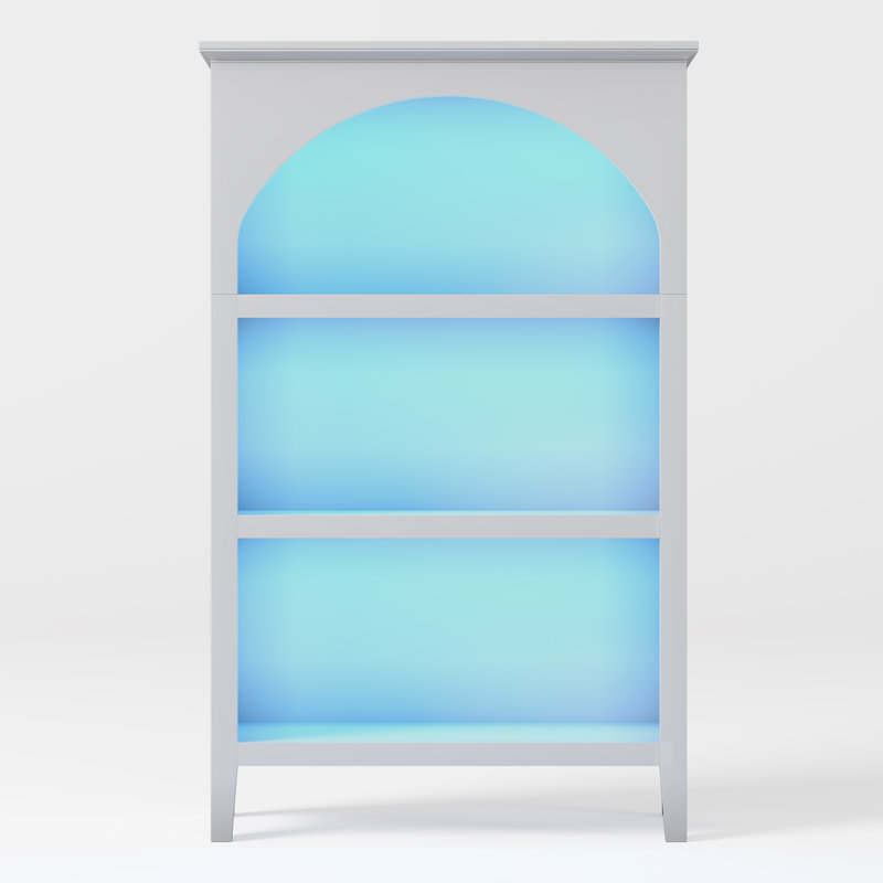 120.6cm H x 75cm W Bookcase, White
