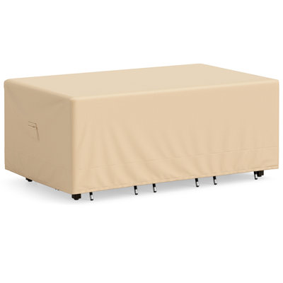 Waterproof, Air Vents & Handles Dining Set Cover