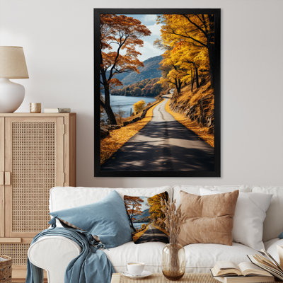 «Badi Road Through Yellow Forest III», reproduction sur toile