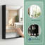 Armoire de toilette 24 po x 30 po, miroir mural, cadre en aluminium, surface noire-1948505995