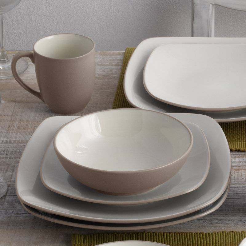 Couvert individuel 4 pièces Noritake Colorwave, Argile