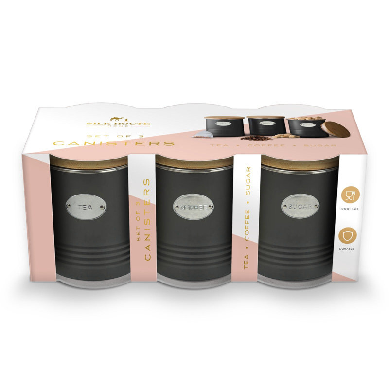 Metal Jar - Set of 3