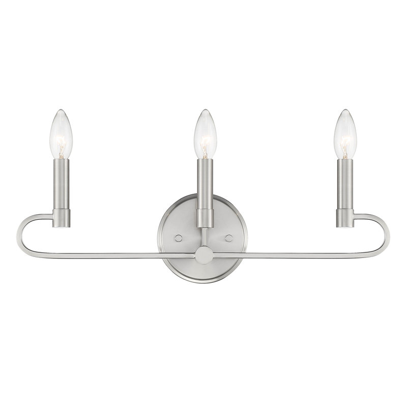 Madel 3 - Light Dimmable Vanity Light, Brushed Nickel