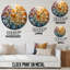 Horloge murale Leaves Autumnal Symphony Patchwork I-1970292733