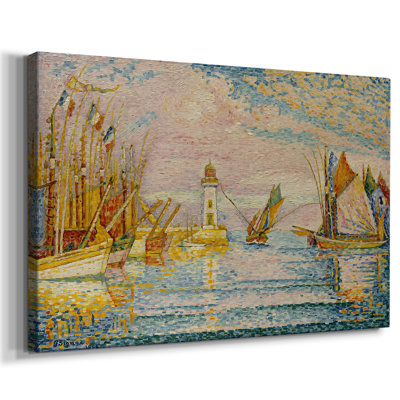 The Lighthouse at Groix-Paul Signac-Gallery Wrapped Canvas-1925