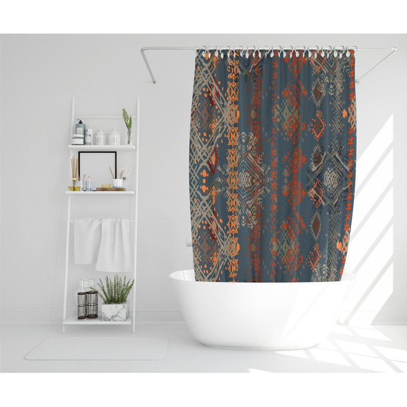 Dichiera Polyester Shower Curtain Set