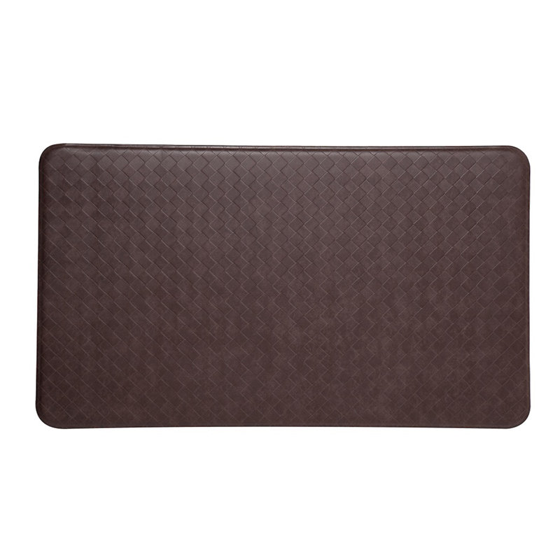 Tapis anti-fatigue aidia, Rectangle 1 pi 8 pi x 3 pi, Brun