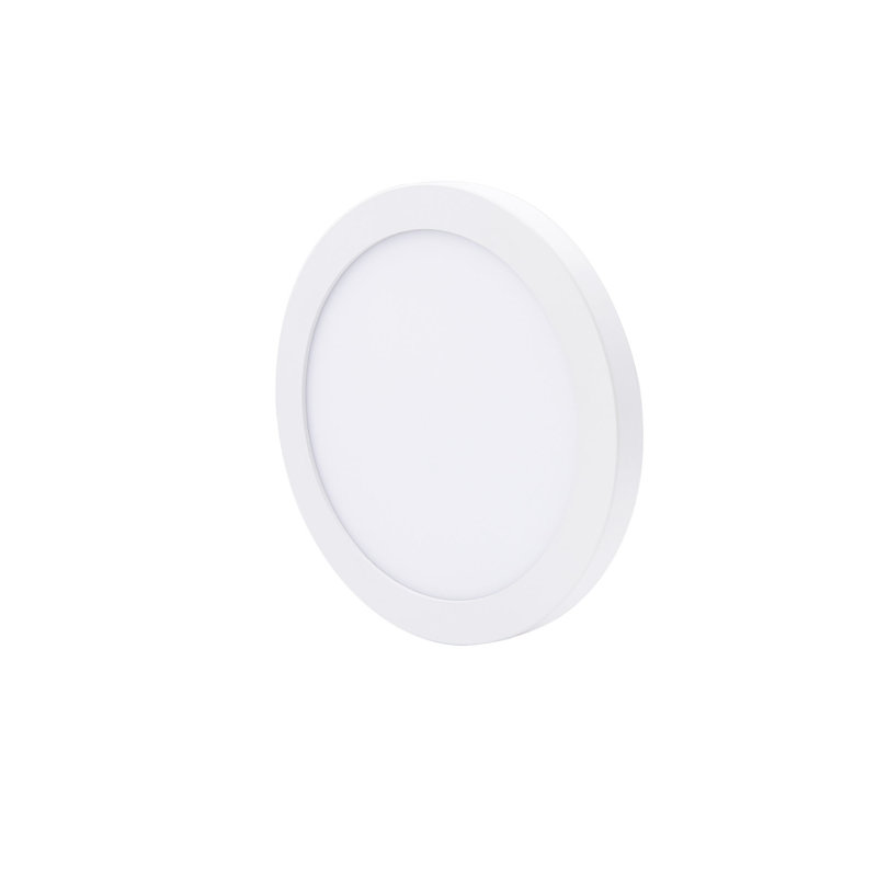 Plafonnier encastré à DEL ultra-mince, à intensité variable, à température de couleur unique, luminaire écoénergétique pour petits espaces intérieurs, homologué cETL, garantie de 1 an