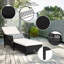 Coussin inclinable en méridienne inclinable 2 pièces Costway Noir Costway
