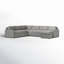 Canapé modulaire large de 150 po Damari-114088589-114088586