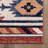 Well Woven Jamyn Lea Crimson Traditional Southwestern Tribal Red/Blue Rug-1870642207