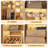 63.2" L X 63.2" W X 80" H Corner Closet System,Freestanding Closet Organizer System With 6 Drawers & 12 Shelves-730309517