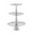 Aluminum Metal 3 Level Silver Tiered Server