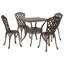4 - Person Patio Dining Set Square Table-1451193431