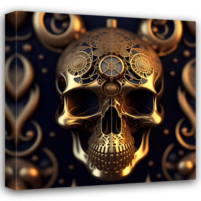 " Polished Emperor Skull " by Stephen Chambers