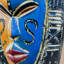Double masque en bois africain thandi