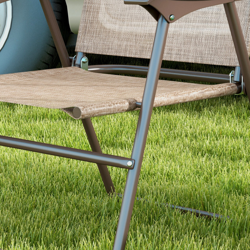 Outdoor Patio Dining Armchair, Brown