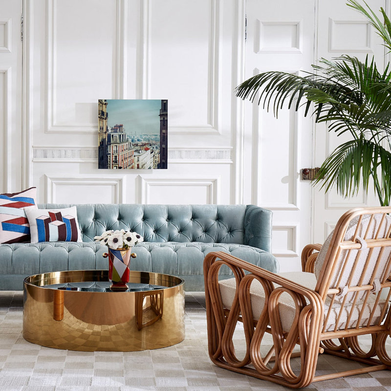 Riviera Lounge Chair, Natural