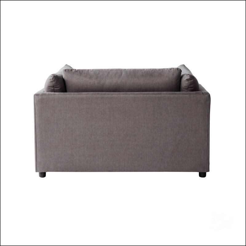 Ensemble de canapé et de fauteuil capitonné 3 pièces, Marine