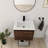 Zalet 24"Single Sink Wall Mounted Bathroom Vanity,Floating Vanity with 2 Doors,White Resin Basin Sink Top-1449873064-1437464918