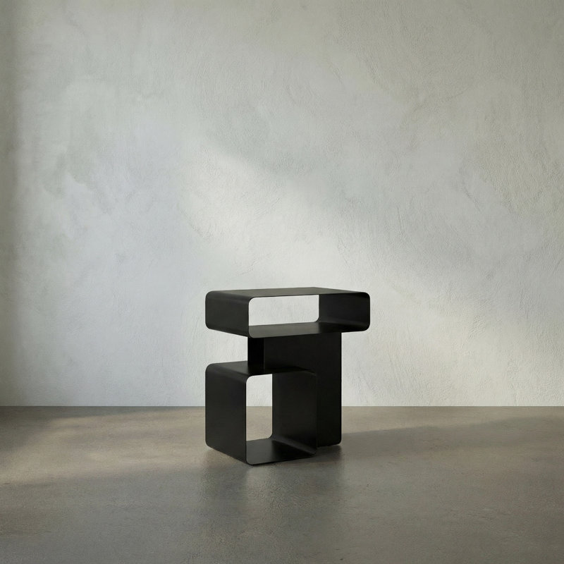 Danville End Table, Gun Metal