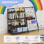 Johnson Metal Book Display, Bookshelf And Toy Storage Organizer - 4 Tier Book Shelf-1249504145