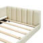 Lit plateforme tapissier grand et simple TG, lit mère et enfant, cuir synthétique-1744866201