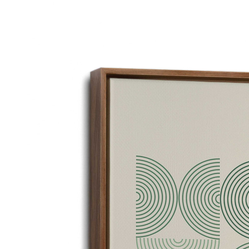 Bauhaus Green Line Rhythm, Noyer, H 25 po x l 36 po