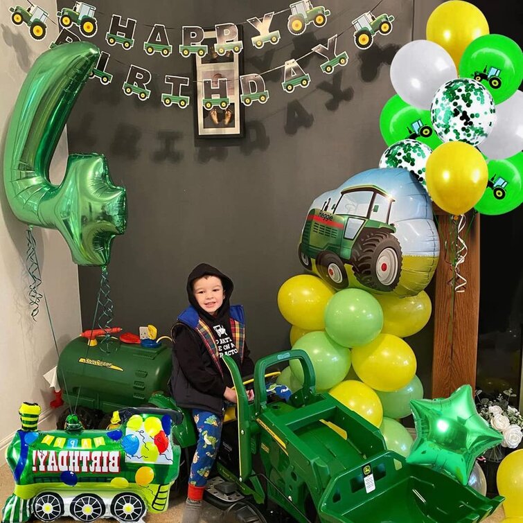 A Child's Tractor Birthday Party - Spaceships and Laser Beams