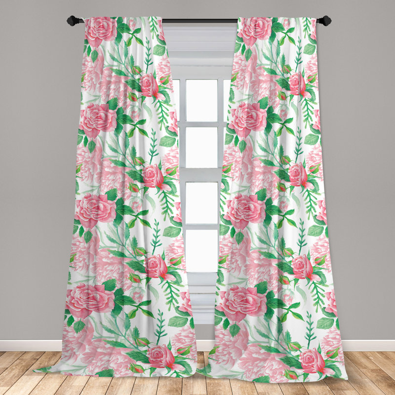 Dirden Semi Sheer Curtain Pair