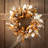 24" Artificial Mixed Foliage Fall Wreath, Brown