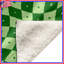 Green Wavy Checkered Blankets-128739054