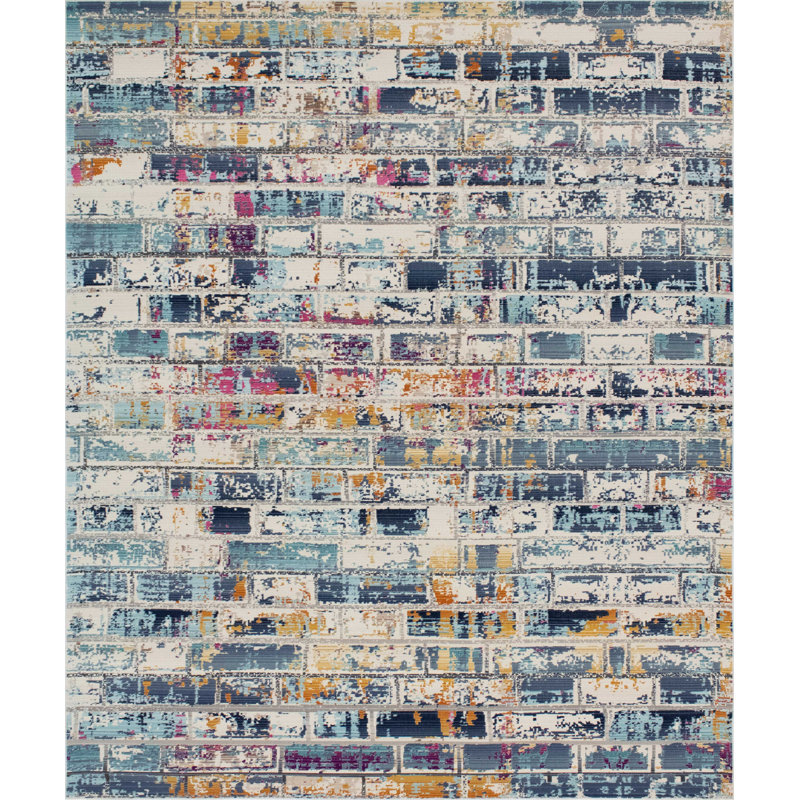 Morvant Geometric Indoor Rug, Rectangle 3'11" x 5'9"