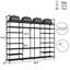 24 Pair Stackable Shoe Rack