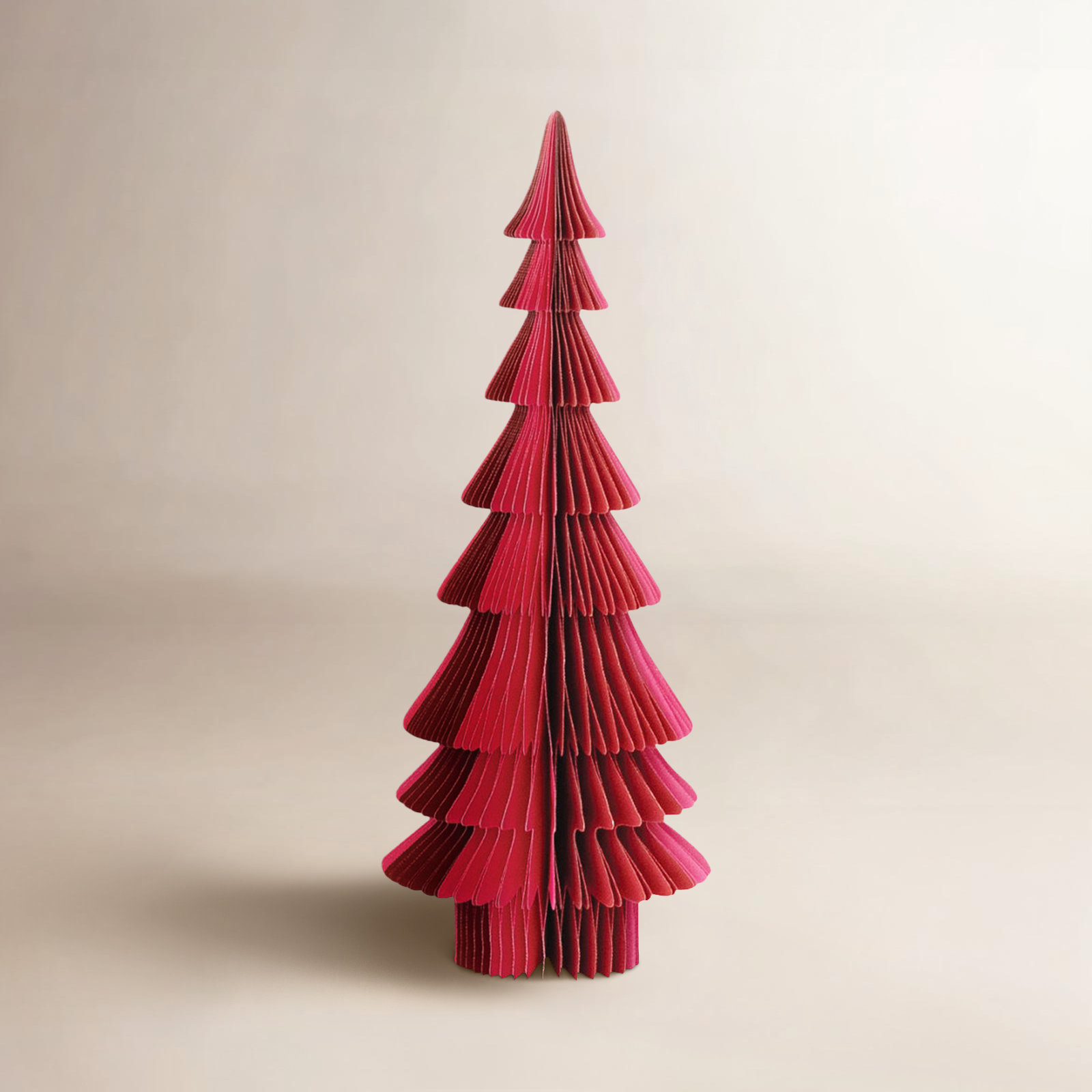 Large Handmade Paper Honeycomb Tree, 18" H x 7" W x 7" D