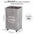 Fabric Rolling Laundry Hamper with Handles-5591460