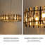 Lustre en cristal 6 lumières à intensité variable Adyanna