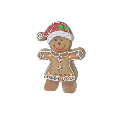 Led Led Gingerbread Lady