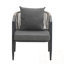 4 pièces Dawes avec 2 chaises et coussin moelleux-384413484