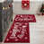 Look rétro rouge et joyeux Noël est en rupture de stock