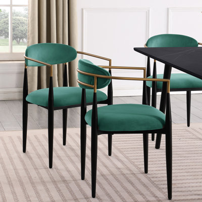 2pcs Side Chairs In Fabric, Modern Style, Ultra-modern Dining Option Chairs, & Contemporary Room