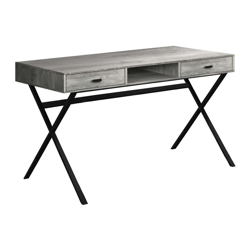 Bureau d'ordinateur, Gris