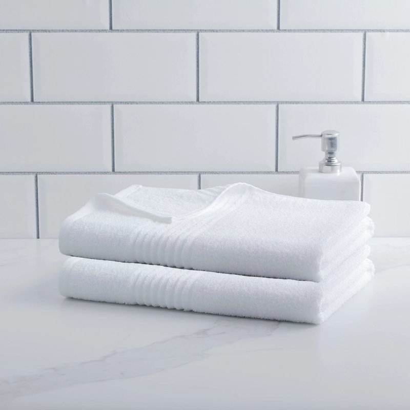 Ensemble de 4 serviettes de bain Kalson, Vert menthe