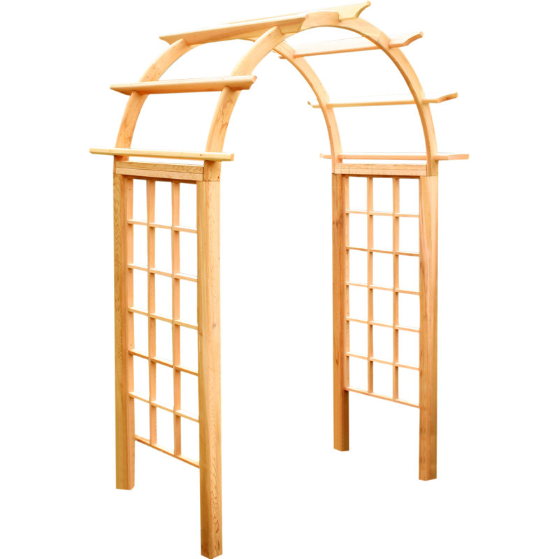 Tillison 30'' D Wood Arbour, 72", No Finish