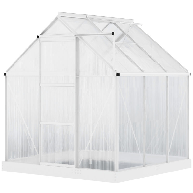 Batcheller 6 Ft W x 6 Ft D Greenhouse
