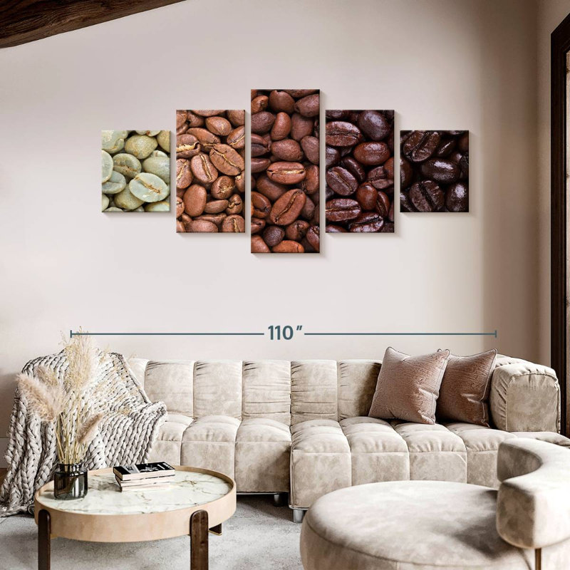 Grades de café torréfié, H 42 po x l 92 po