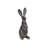 2 Piece Hawkinsville Rabbit Figurine Set