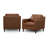 Leyla Top Grain Leather 2-Piece Living Room Set-1719013450